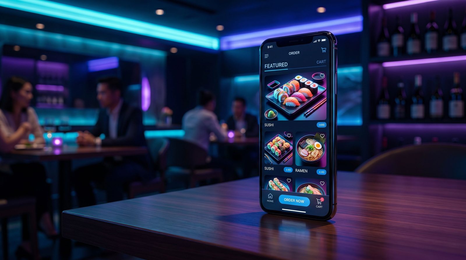 Direct ordering app for a restaurant group